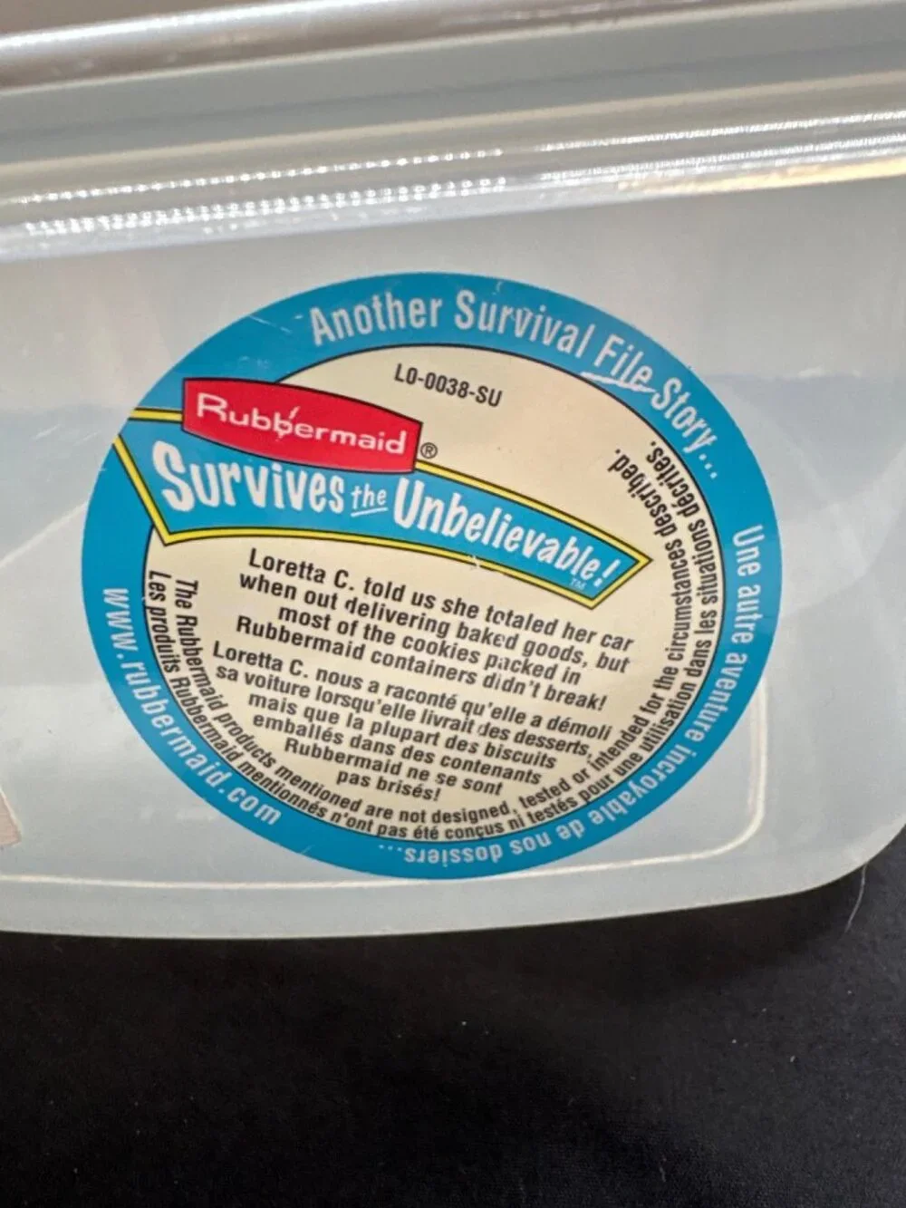 Rubbermaid Servin Saver Food Storage Container 19 Cups 4.5L Clear With White Lid